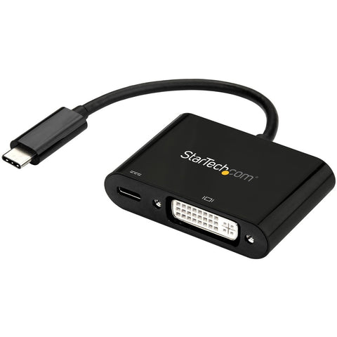 Startech Usb-c (dp 1.2 Alt Mode Hbr2) To Dvi-d Video Display Adapter With 60w Power Deliv