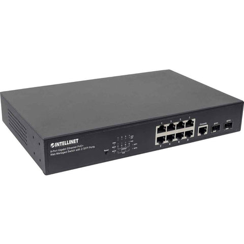 Intellinet Ips-08gm02-140w - 8-port Gigabit Ethernet Poe+ Web-managed Switch With 2 Sfp Po
