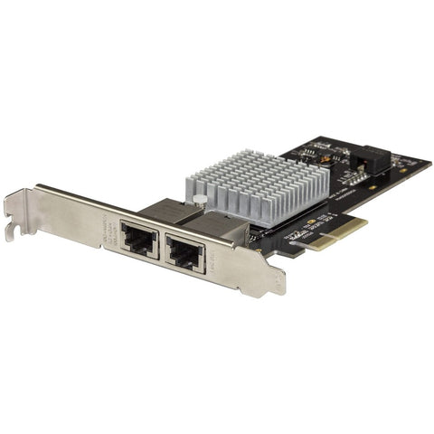 Startech Pcie Network Adapter Card Dual Nic Ports Network Interface Card 2x 10 Gbe Rj45 P