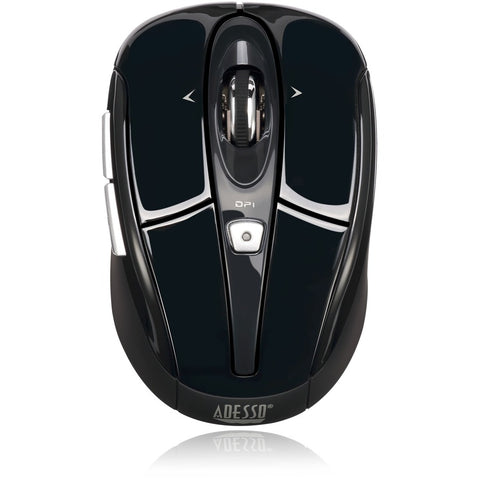 Adesso Innovation Inc Adesso Black 2.4ghz Wireless Optical Mini Mouse,  With Programmable Driver, 4-wa