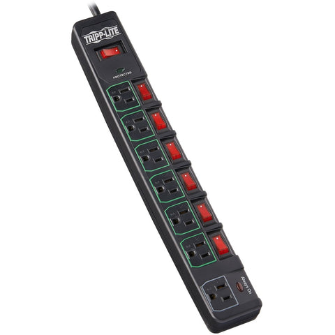 Eaton Tripp Lite Series Eco-surge 7-outlet Surge Protector, 6 Ft. (1.83 M) Cord,