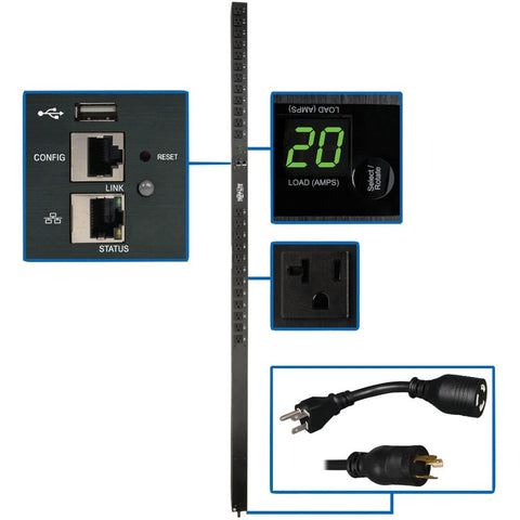Eaton 1.9kw Single-phase Switched Pdu - Lx Interface, 120v Outlets (24 5-15/20r)