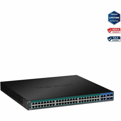 Trendnet Inc 52-port Gigabit Web Smart Poe+ Switch (740w)