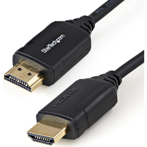 Startech 1.6ft/50cm Premium Certified High Speed Hdmi Cable With Ethernet; 4k 60hz (up To