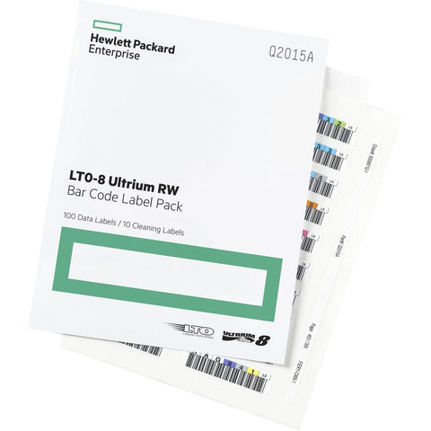 Hewlett Packard Enterprise Hpe Lto-8 30tb Rw Bar Code Label Pack