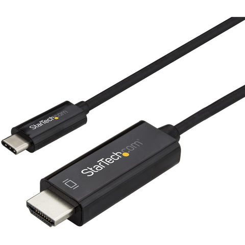 Startech Black 10ft/3m Usb Type C Dp Alt Mode Hbr2 To Hdmi 2.0 Cable 4k 60hz/1080p / 7.1