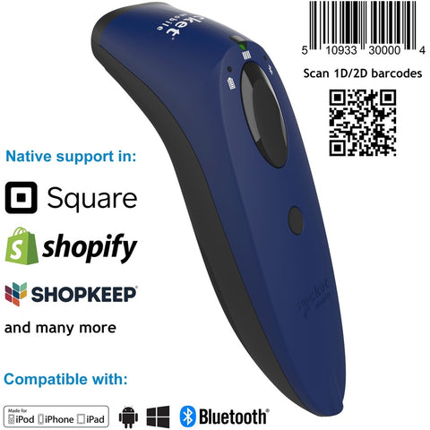 Socket Mobile, Inc. Socketscan S740 Performance Barcode Reader, Blue