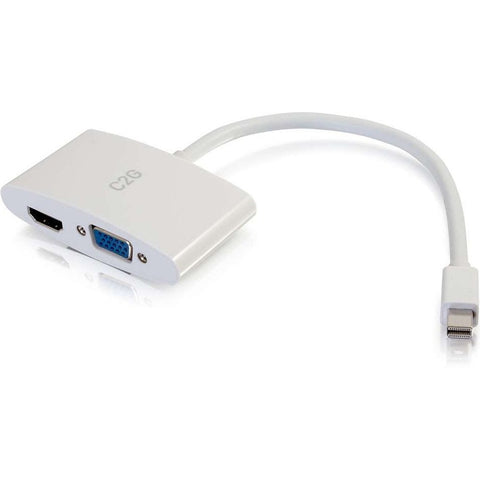 C2g Cables To Go 28272 8in Mini Displayport Male To 4k Hdmi Or Vga Female Adapter Co