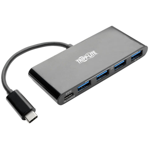 Eaton Tripp Lite Series 4-port Usb-c Hub, Usb 3.x (5gbps), 4x Usb-a Ports, Black - Sup