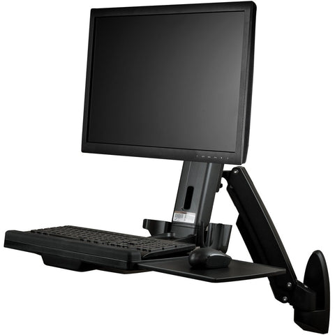 Startech Ergonomic Wall-mount Workstation - Up To 17lb Vesa Monitor (incl Ultrawide) - Fo