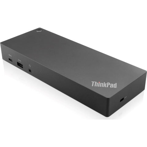 Lenovo Thinkpad Hybrid Usb-c With Usb-a Dock - Black - Usb; Gigabit Ethernet; Display P