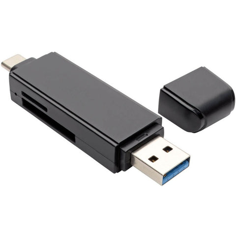 Eaton Tripp Lite Series Usb-c Memory Card Reader, 2-in-1 Usb-a/usb-c, Usb 3.1 Ge