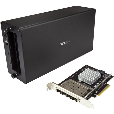 Startech Bndtb410gsfp - Chassis - Fiber (10 Gigabit Ethernet) - Thunderbolt - Ac Adapters