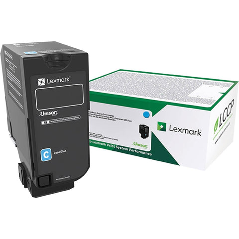 Lexmark 74c0scg Cyan Return Program Toner Cartridge Taa For Use In Cs720,cs/cx72