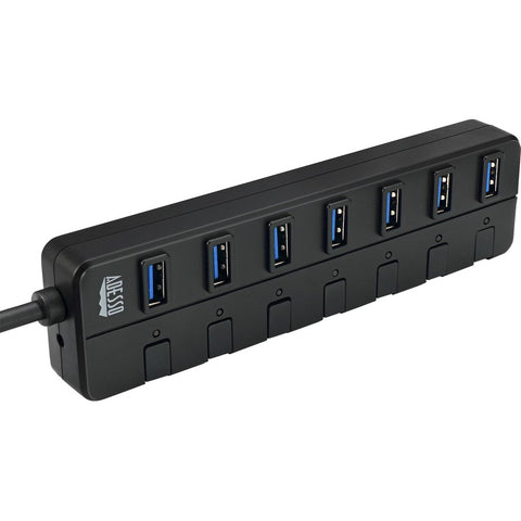 Adesso Innovation Inc Adesso 7 Ports Usb 3.0 Hub With Ac Power Adapter And Power Saving Switch , Compa