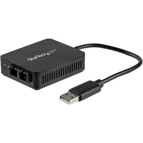 Startech Usb To Fiber Optic Converter - Usb To Fiber Network/ Lan - 100base Fx,