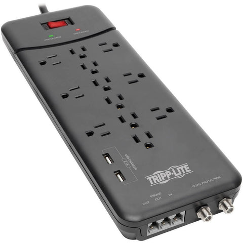 Eaton Tripp Lite Series Protect It 12-outlet Surge Protector, 8 Ft. (2.43 M) Cor