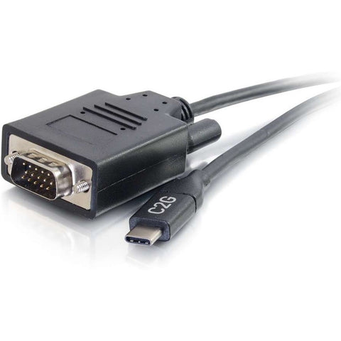 C2g Adapter Cable - Usb-c Left Connector - Male Left Gender - Vga Right Connector -