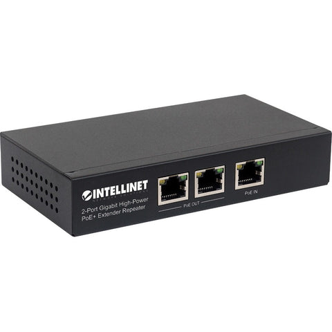 Intellinet Ieee 802.3at/af Compliant Range Extender, 100 M (328 Ft.) Additional Range, 2 Ps