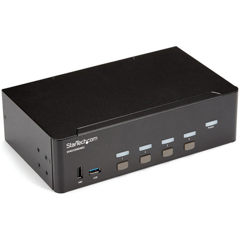 Startech This 4 Port 4k Hdmi Kvm With Dual Monitor Support Lets You Control Four Hdmi Com