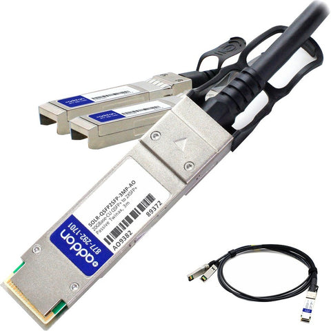 Add-on Addon Solarflare Solr-qsfp2sfp-3mp Compatible Taa Compliant 20gbase-cu Qsfp+ To