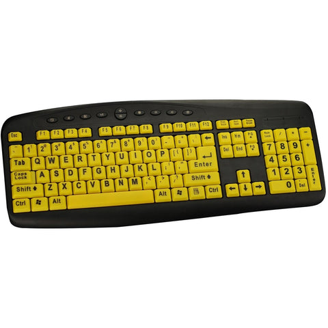 Ergoguys Llc Large Print 104 Key Soft Touch Keyboard