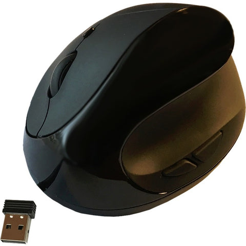Ergoguys Llc Black Ergonomic Wireless Vertical Mouse