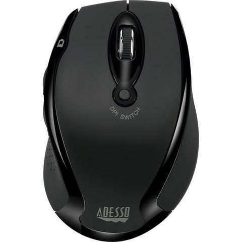 Adesso Innovation Inc Adesso 2.4ghz Wireless Ergonomic Optical Mouse,( Black)