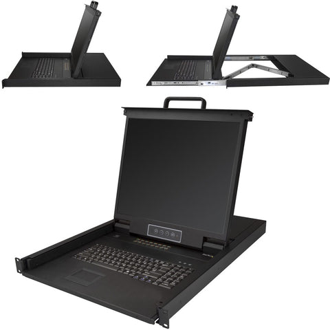 Startech Rackmount Kvm Console W/ 19in Active Matrix Tft Lcd Monitor / 1280 X 1024 / 16 P
