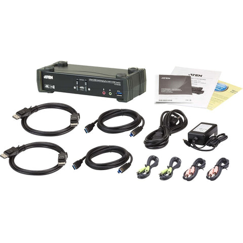 Aten 2-port Usb3.0 4k Displayport Kvmp