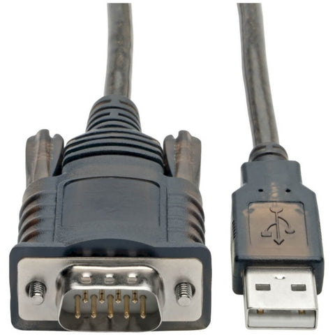 Eaton Tripp Lite Series Rs232 To Usb Adapter Cable With Com Retention - Usb-a Left Con