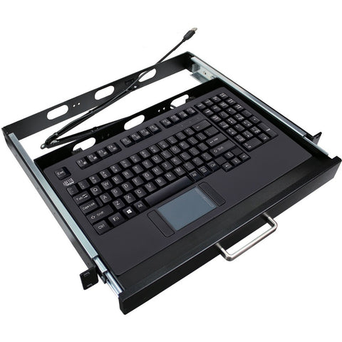 Adesso Innovation Inc Adesso 1u 19inch Rackmount Drawer With Usb Touchpad Keyboard Which Designed Acco