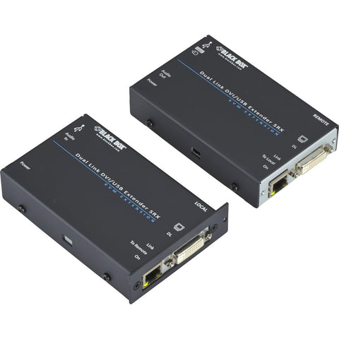 Black Box Kvm Extender For Dual Link Dvi-d And Transparent Usb 2.0 Usb 2.0 Devices At Redu