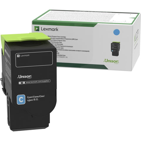 Lexmark 78c10c0 Cyan Return Program Toner Cartridge For Use In Cs/cx421,52x,62x