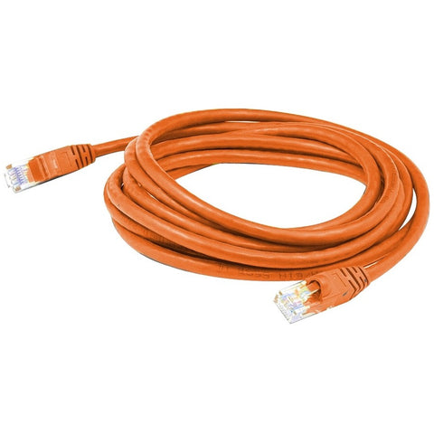 Add-on Addon 2ft Orange Cat 6 Pvc Ethernet Cable Snagless Bubble Boot Rj-45 M/m
