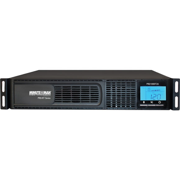 Minuteman Ups Pro-rt2u Series: Line-interactive Rack/tower/optional Wallmount Ups, Lcd Display