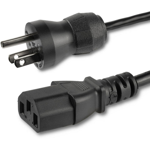 Startech 3ft (0.9m) 18awg Hospital Grade Power Cord W/ Nema 5-15p And Iec C13 Connectors;
