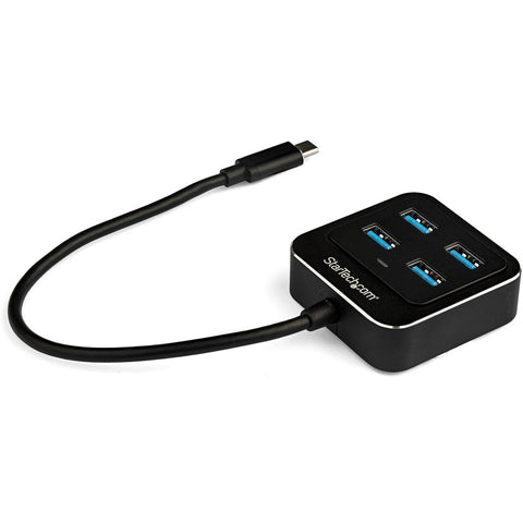 Startech 4-port Usb-c Hub - Usb-c Host Laptop To 4x Usb Type-a Adapter Hub - Superspeed 1