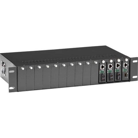 Black Box Power Several Media Converters. Simplify Links And Overall Structure. The Chassi