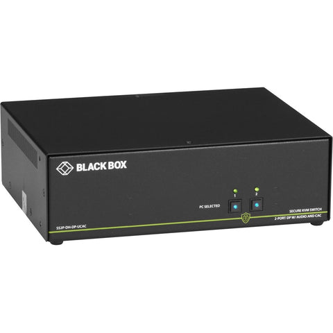 The Black Box Secure Kvm Desktop Switches Allow A Single Operator To Control Two