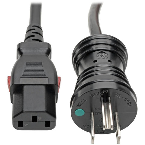Eaton Tripp Lite Series Hospital-grade Power Cord, Nema 5-15p To Locking Iec C13
