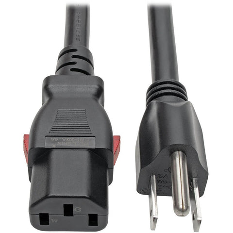 Eaton Tripp Lite Series Computer Power Cord, Nema 5-15p To Locking C13 - Heavy-d