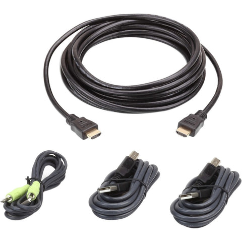 Aten 10ft. Single Display Hdmi Secure Kvm Cable Kit