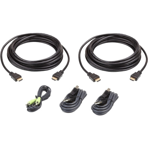 Aten 10ft. Dual Display Hdmi Secure Kvm Cable Kit