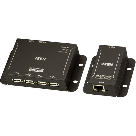 Aten 4-port Cat 5 Usb 2.0 Extender Up To 165 Ft.