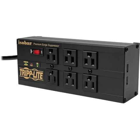 Eaton Tripp Lite Series Isobar 6-outlet Surge Protector, 10 Ft. (3.05 M) Cord, R