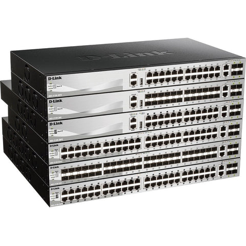 D-link Systems 54-ports Total Layer 3 Stackable Managed Switch With 48 X 1gb Ports , 2 X 10gb P