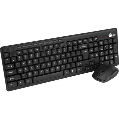 Siig, Inc. Standard Size 102-key Wireless Keyboard With 3-button Wireless Optical Mouse, 2.
