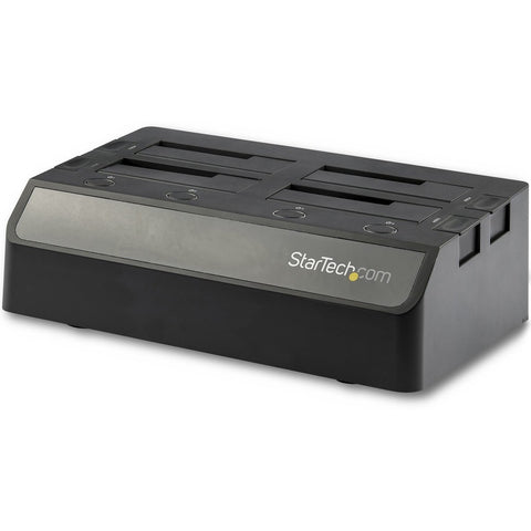Startech Quad-bay Hard Drive Dock For 2.5in / 3.5in Sata Drives;  Sata Iii (6.0 Gbps) Hdd