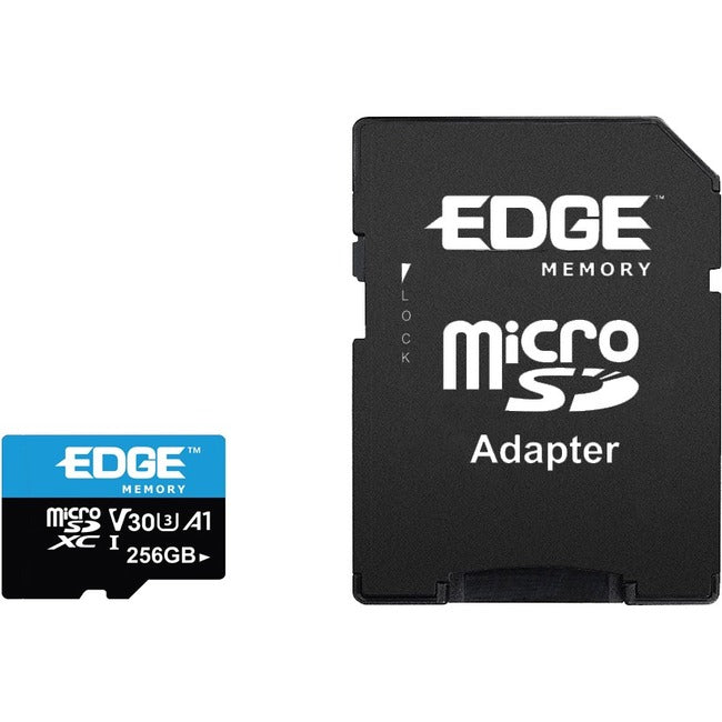 Edge Memory 256gb Microsdxc Vsc (v30 U3) Memory Card With Adapter ...